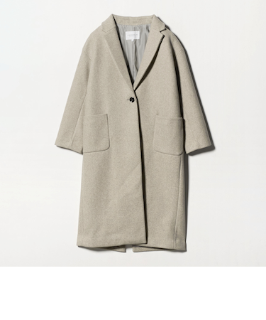 ニットメルトン チェスターコート <A DAY IN THE LIFE>