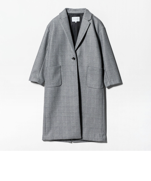 ビーバー チェスターコート ＜A DAY IN THE LIFE＞グレンチェック