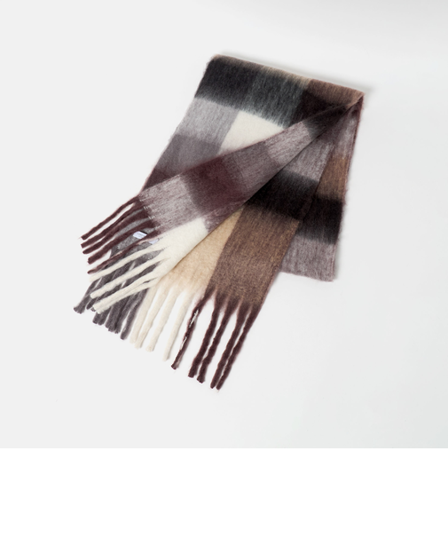 チェック ボリュームストール ＜A DAY IN THE LIFE＞