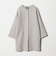 カシミヤブレンド ノーカラーコート ＜A DAY IN THE LIFE＞