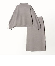 ラメハイネック＋スカート ＜A DAY IN THE LIFE＞