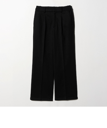 ツイードライクジャージー ワイドパンツ ‐ウォッシャブル‐<A DAY IN THE LIFE>