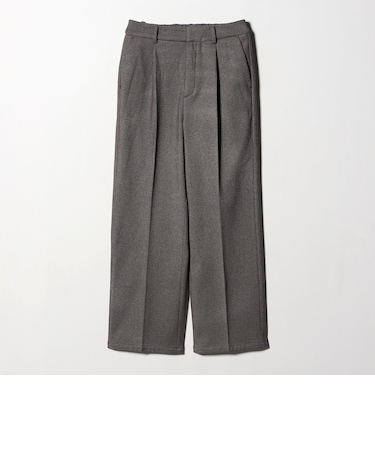 ツイードライクジャージー ワイドパンツ ‐ウォッシャブル‐<A DAY IN THE LIFE>