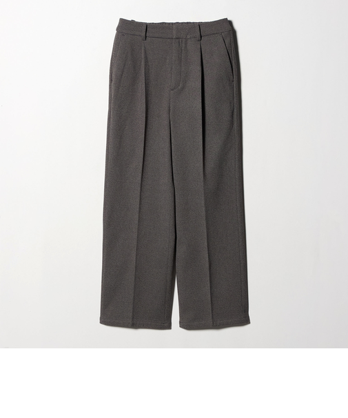 ツイードライクジャージー ワイドパンツ ‐ウォッシャブル‐<A DAY IN THE LIFE>