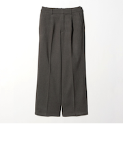 ツイードライクジャージー ワイドパンツ ‐ウォッシャブル‐＜A DAY IN THE LIFE＞