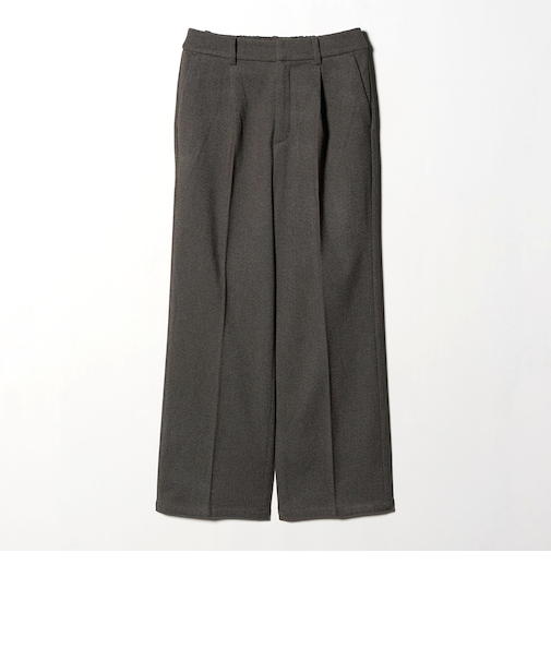 ツイードライクジャージー ワイドパンツ ‐ウォッシャブル‐<A DAY IN THE LIFE>