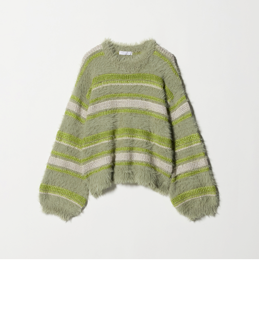 フェザー マルチボーダーニット <A DAY IN THE LIFE>