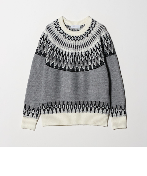 フォックスカシミヤ ジャカード ニットベスト｜ユナイテッドアローズ