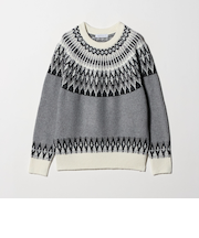 フェザー ラメ ノルディックニット ＜A DAY IN THE LIFE＞