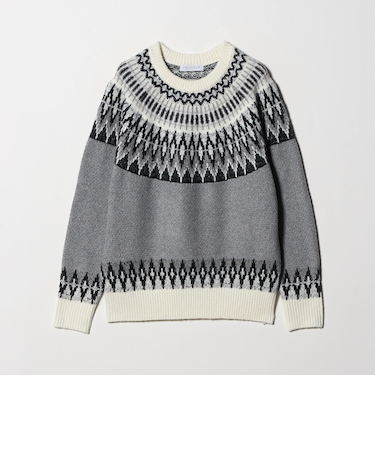 フェザー ラメ ノルディックニット ＜A DAY IN THE LIFE＞