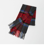 ウールカシミヤ チェックマフラー ＜A DAY IN THE LIFE＞