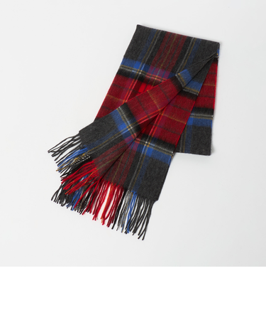 ウールカシミヤ チェックマフラー <A DAY IN THE LIFE>