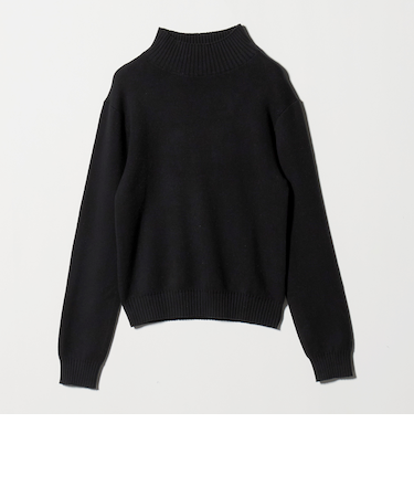 コットンカシミヤ スムース ハイネックニット <A DAY IN THE LIFE>