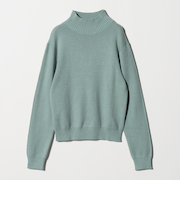 コットンカシミヤ スムース ハイネックニット ＜A DAY IN THE LIFE＞