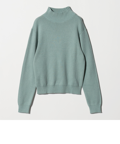 コットンカシミヤ スムース ハイネックニット <A DAY IN THE LIFE>