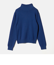 コットンカシミヤ スムース ハイネックニット ＜A DAY IN THE LIFE＞