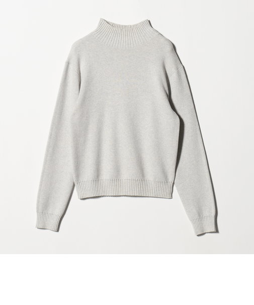 コットンカシミヤ スムース ハイネックニット <A DAY IN THE LIFE>