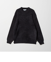 フェザー ヤーン ミラノリブ クルーネックニット-ウォッシャブル-＜A DAY IN THE LIFE＞