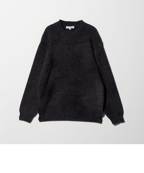 フェザー ヤーン ミラノリブ クルーネックニット-ウォッシャブル-<A DAY IN THE LIFE>
