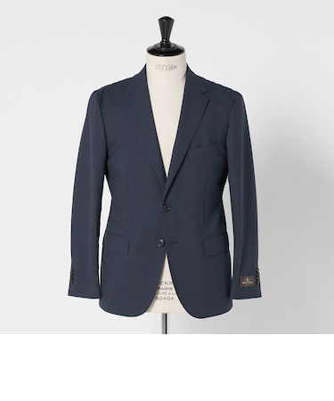 メランジ ドビー 2ボタンジャケット-セットアップ対応-<A DAY IN THE LIFE>