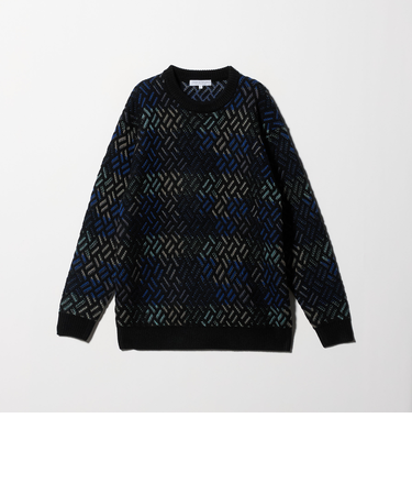 アブストラクト パターン ニット-ウォッシャブル-<A DAY IN THE LIFE>