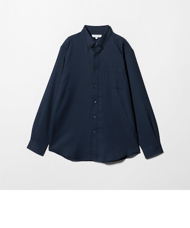 ウールライク ガンクラブ チェック ボタンダウンシャツ<A DAY IN THE LIFE>