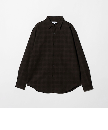 ウールライク グレンチェック リラックスシャツ＜A DAY IN THE LIFE＞