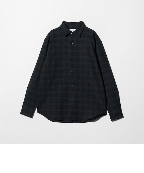 ウールライク グレンチェック リラックスシャツ＜A DAY IN THE LIFE＞