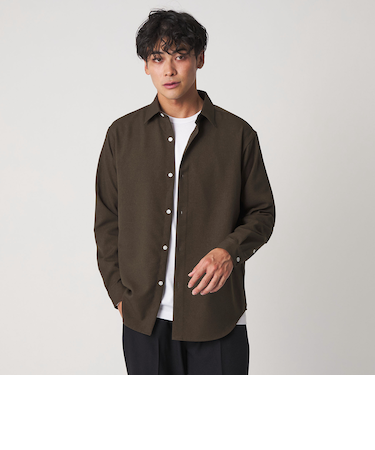 ウールライク ツイル リラックスシャツ＜A DAY IN THE LIFE＞