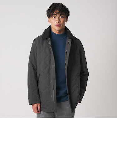 ウールライク キルト フードブルゾン-防風・撥水-＜A DAY IN THE LIFE＞