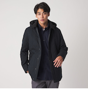 ウールライク キルト フードブルゾン-防風・撥水-＜A DAY IN THE LIFE＞