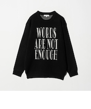 リラックス ロゴ ニット-ウォッシャブル-＜A DAY IN THE LIFE＞