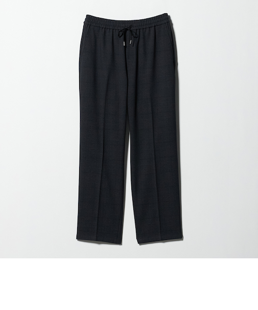 グレンチェック ワイド イージーパンツ<A DAY IN THE LIFE>