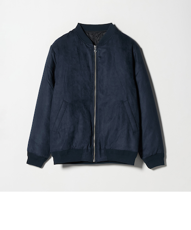 スエードライク 中綿ブルゾン<A DAY IN THE LIFE>