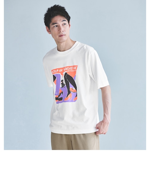 TAKURO TAKAGI プリント クルーネック Tシャツ