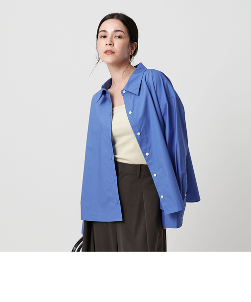 コットン ソリッド＆ストライプ シャツ