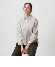 コットン ソリッド＆ストライプ シャツ