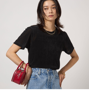 シアー フロッキー Tシャツ