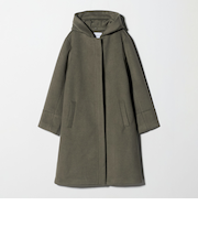 ニットビーバー フーデッド 2WAY コート ＜A DAY IN THE LIFE＞