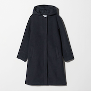 ニットビーバー フーデッド 2WAY コート ＜A DAY IN THE LIFE＞