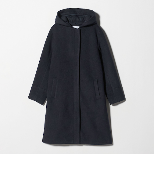 ニットビーバー フーデッド 2WAY コート ＜A DAY IN THE LIFE＞