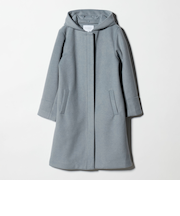 ニットビーバー フーデッド 2WAY コート ＜A DAY IN THE LIFE＞