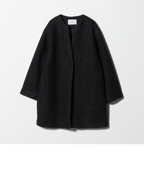 ブークレ メルトン キーネックコート ＜A DAY IN THE LIFE＞