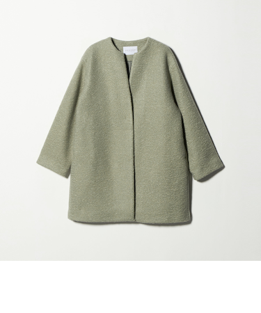 ブークレ メルトン キーネックコート ＜A DAY IN THE LIFE＞