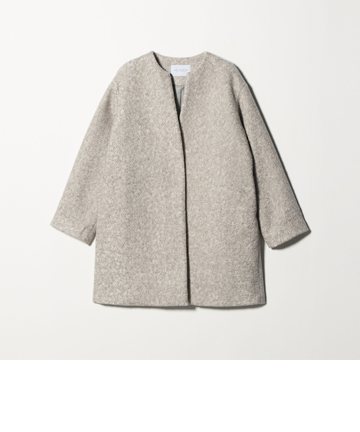 ブークレ メルトン キーネックコート ＜A DAY IN THE LIFE＞