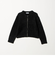 カールフェザー ジップカーディガン ‐ウォッシャブル‐ ＜A DAY IN THE LIFE＞