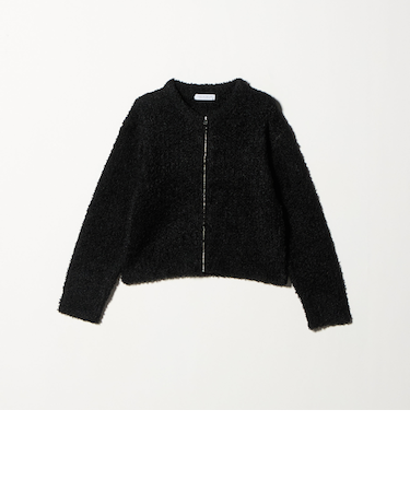 カールフェザー ジップカーディガン ‐ウォッシャブル‐ ＜A DAY IN THE LIFE＞