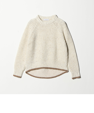 アゼ ネップ バイカラー ハイネックニット <A DAY IN THE LIFE>