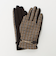 チェックジャージー グローブ 手袋 ブラウン ＜A DAY IN THE LIFE＞