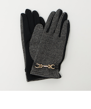 チェックジャージー グローブ 手袋 ダークグレー ＜A DAY IN THE LIFE＞